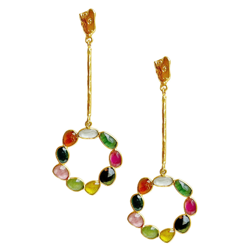 Malia, Tourmaline Earrings
