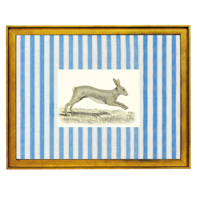 Hopping Rabbit Art Print