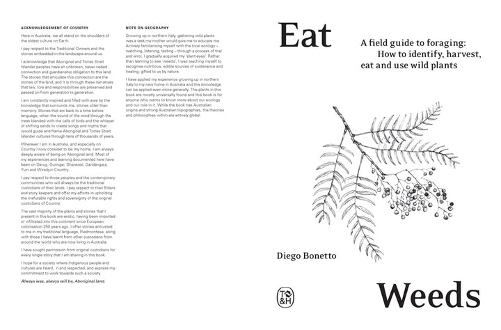 Eat Weeds: A field guide to foraging: how to identify, harvest, eat and use wild plants Book