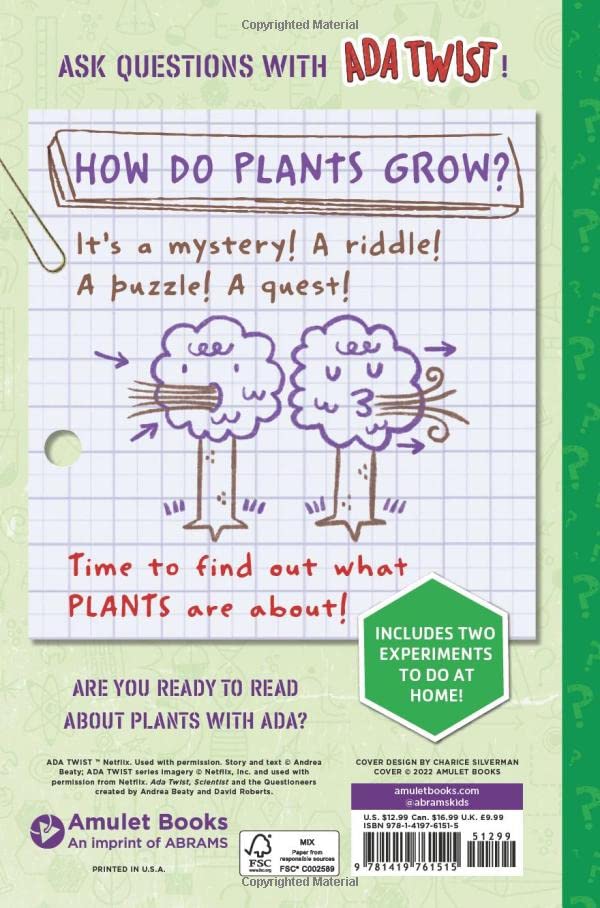Ada Twist, Scientist: The Why Files #2: All About Plants! Book