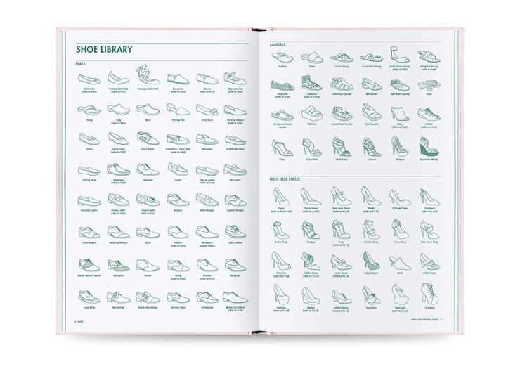 Fashionary Shoe Design Book