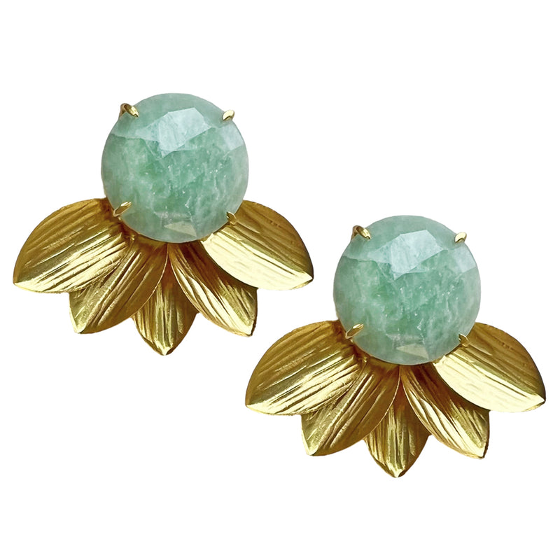Mihra, Ammozonite Earrings