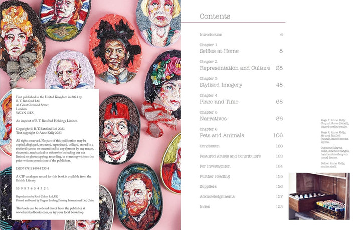 Textile Portraits: People and Places in Textile Art Book