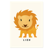 Lion By Erik Wintzell Art Print