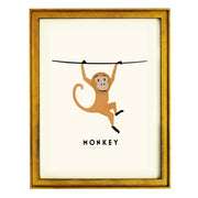 Monkey By Erik Wintzell Art Print