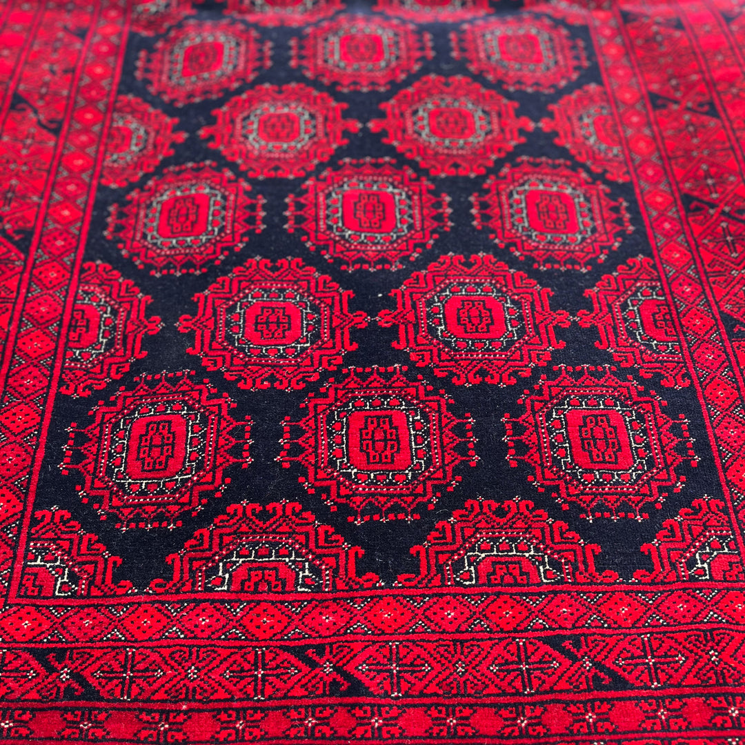 Afriki Sareki One-OF-A-Kind-Afghan Rug