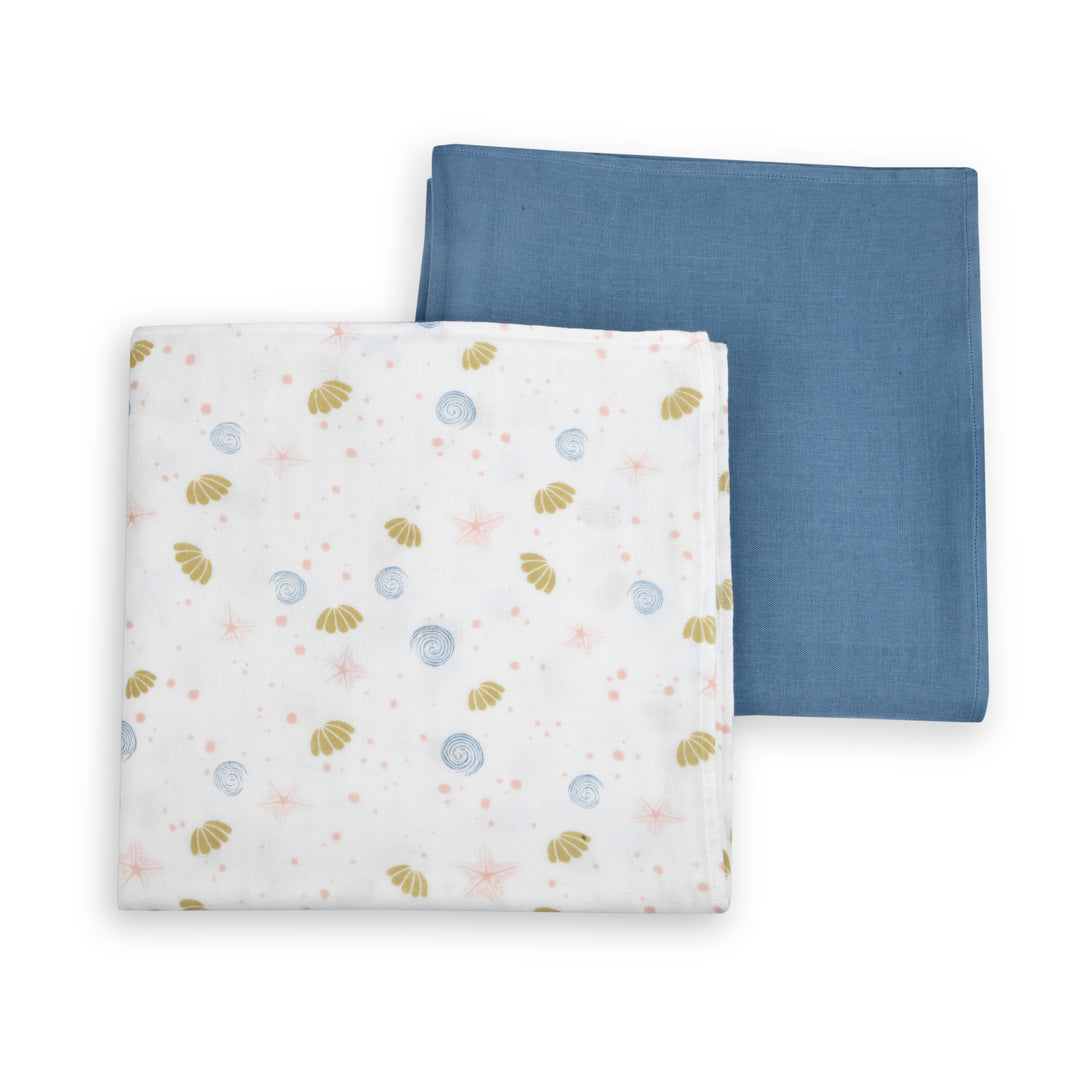 Sea of Dreams - Burp Cloth & Swaddles (Set of 3)