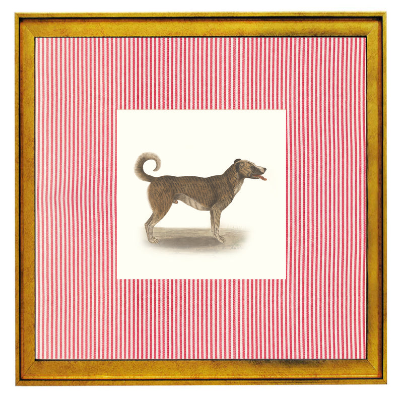 Chien Fabric Art Print
