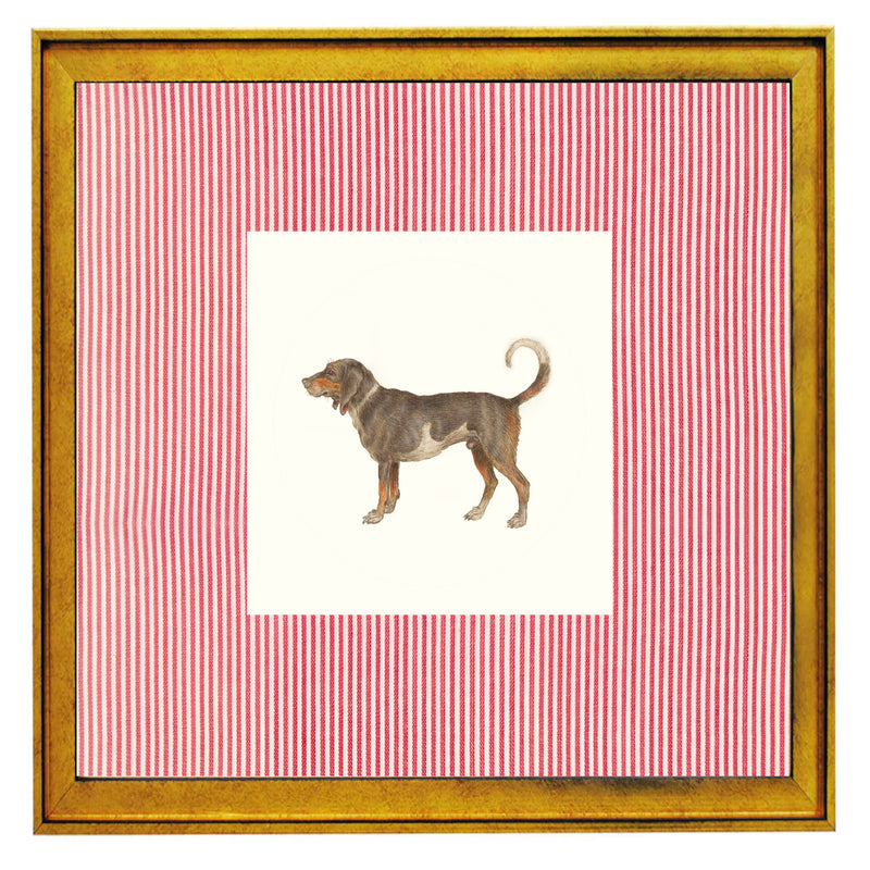 Beagle Fabric Art Print
