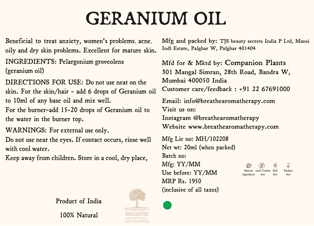 Geranium Oil