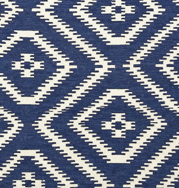 BLUE VINTAGE KILIM DHURRIE