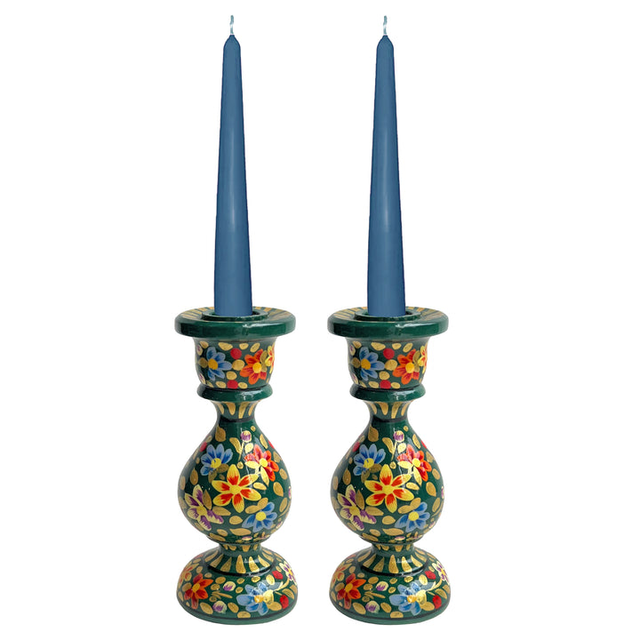 Kashmiri Hand Painted Candle Stand