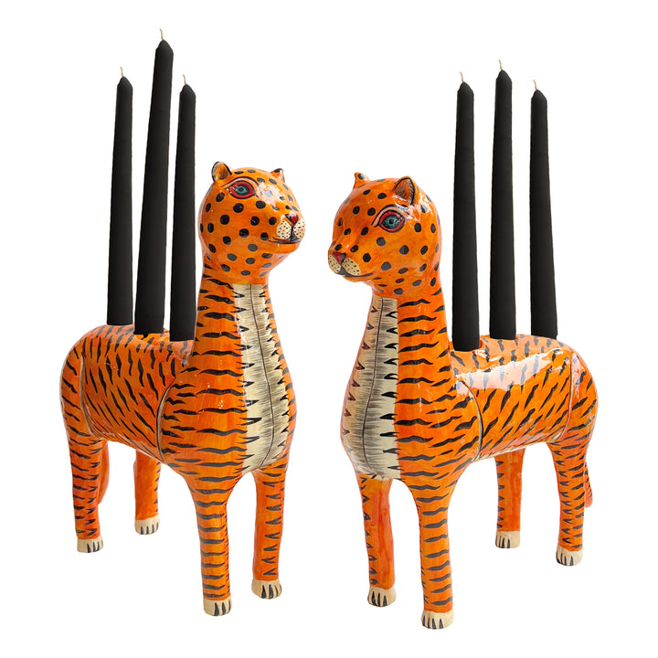 The Tiger Totem Candle Holders