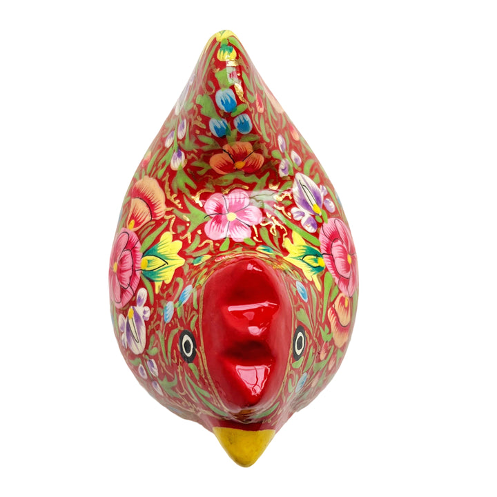 Kashmiri Hand-Painted Hen Box