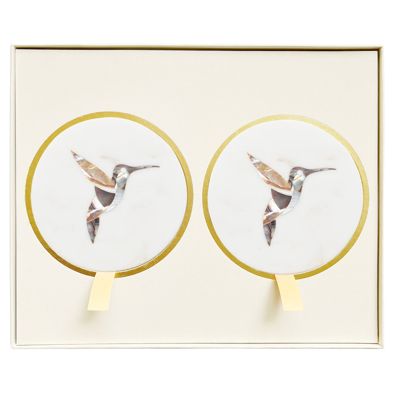Marble Coasters Gift Set