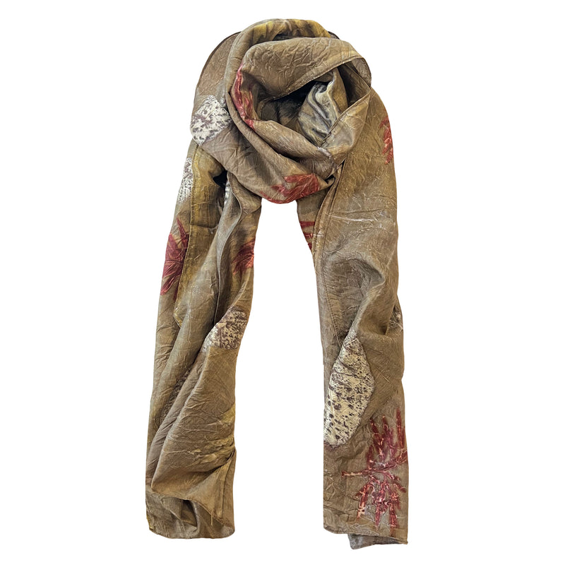 Grey - Eco Print Stole
