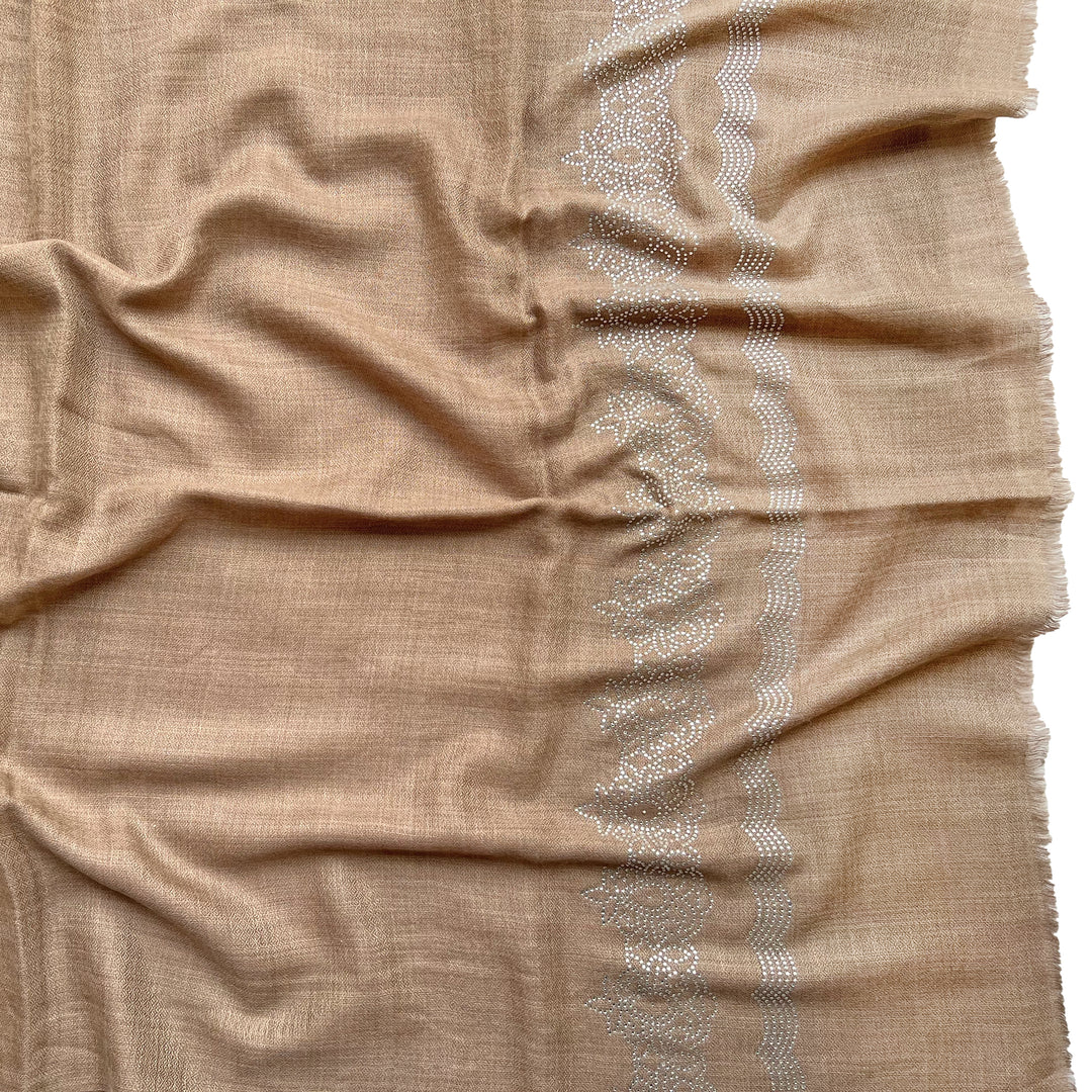 Hazelnut Swarovski Stole