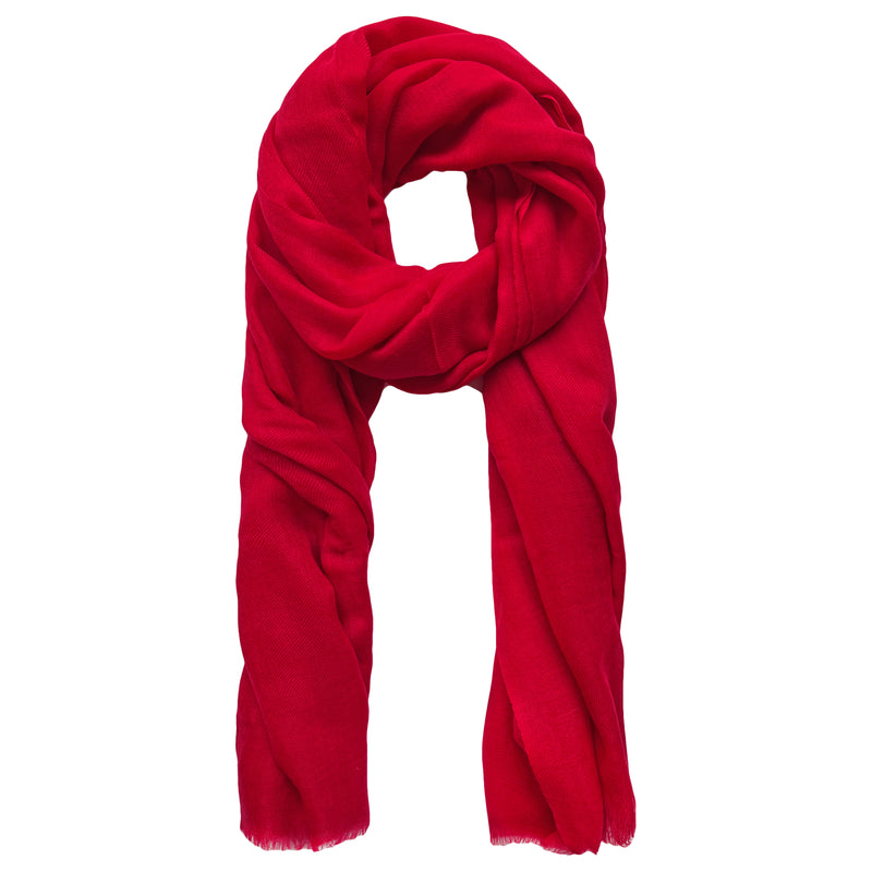 Cashmere Red Scarf