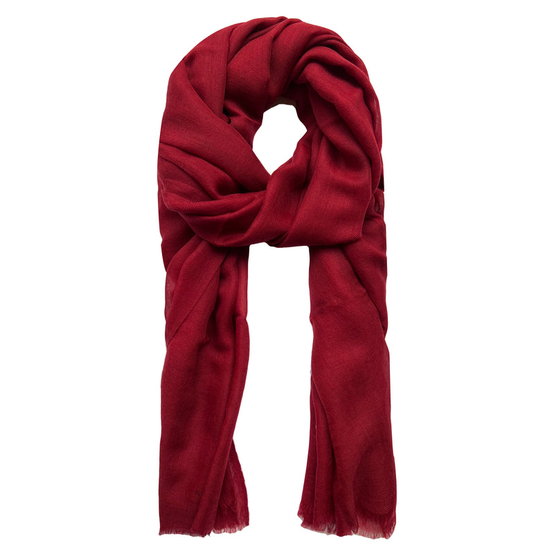 Cashmere Burgundy Scarf