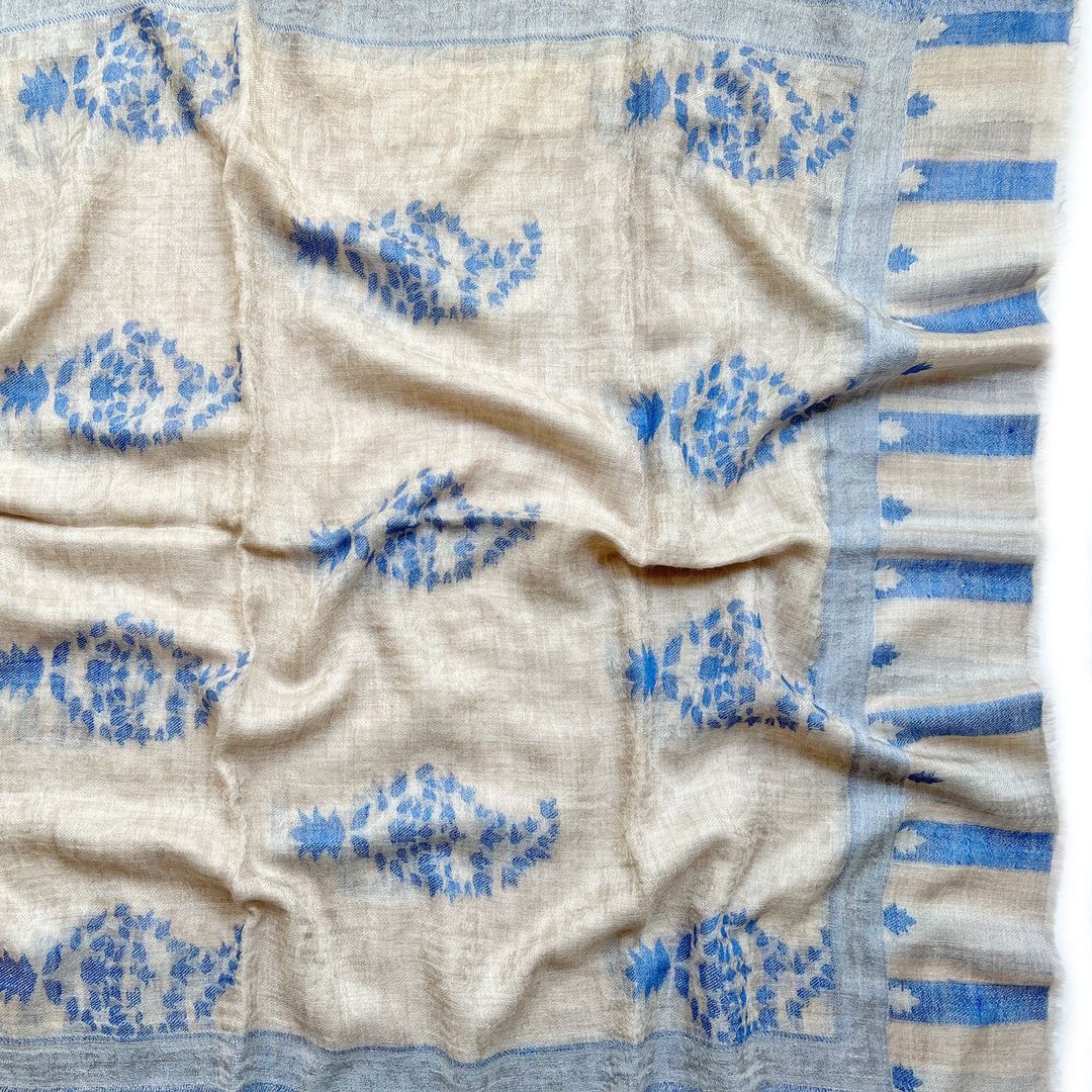 Cobalt Kani Stole