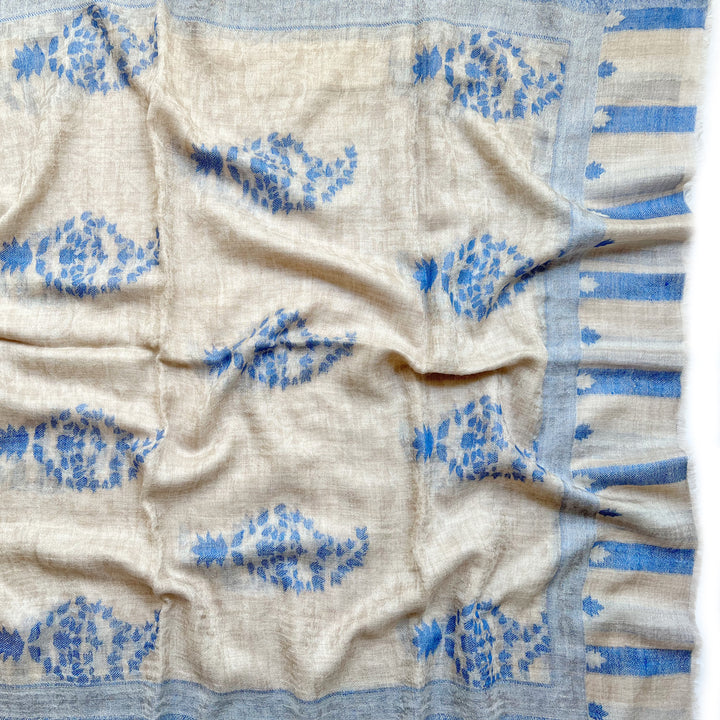 Cobalt Kani Stole