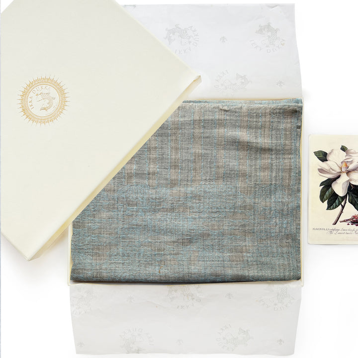 Ice Blue Kani Stole