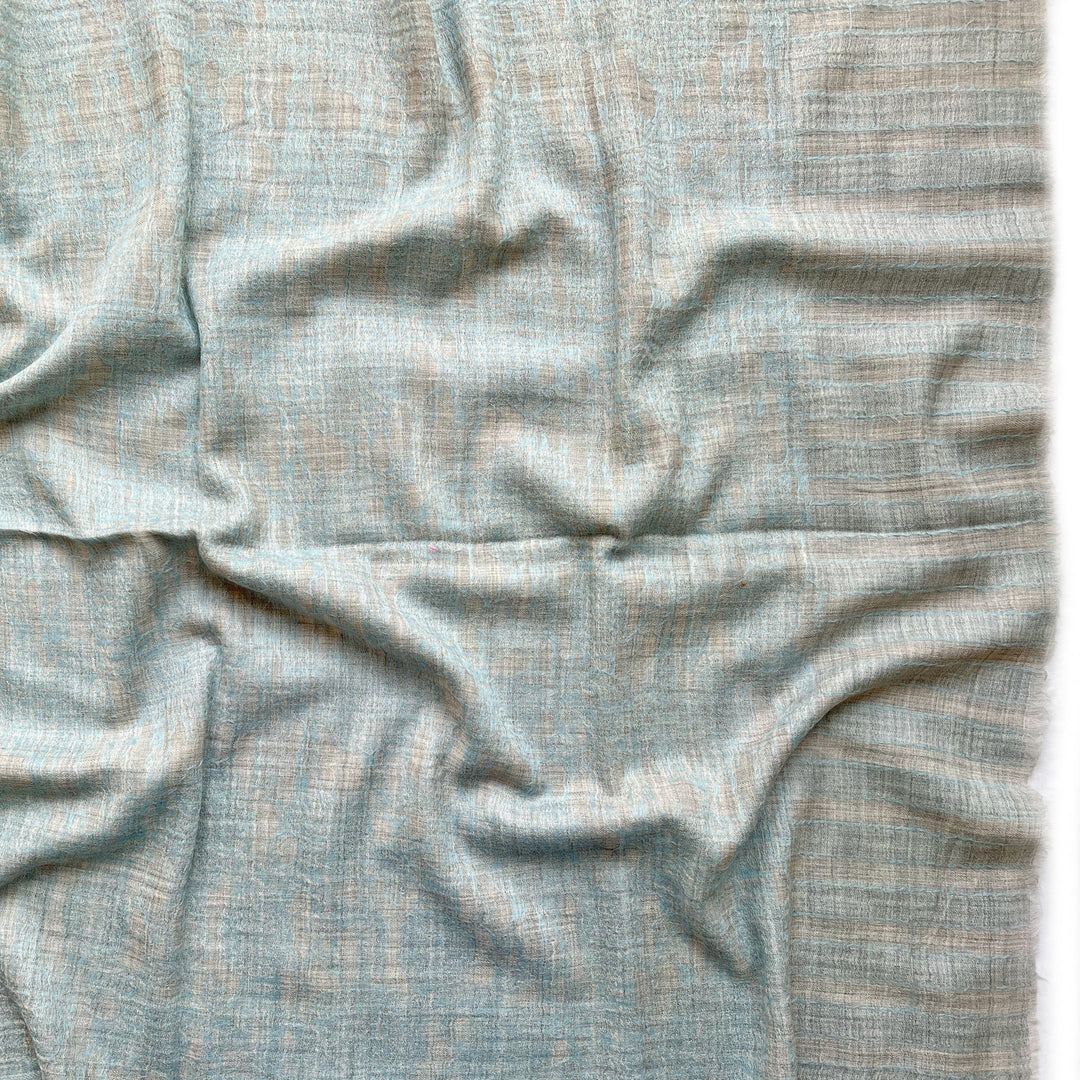 Ice Blue Kani Stole