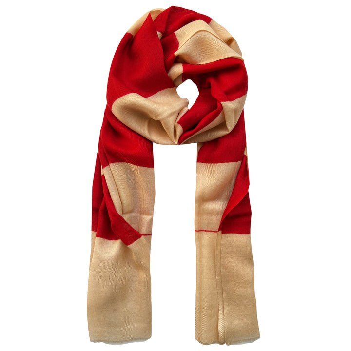 Crimson Check Scarf