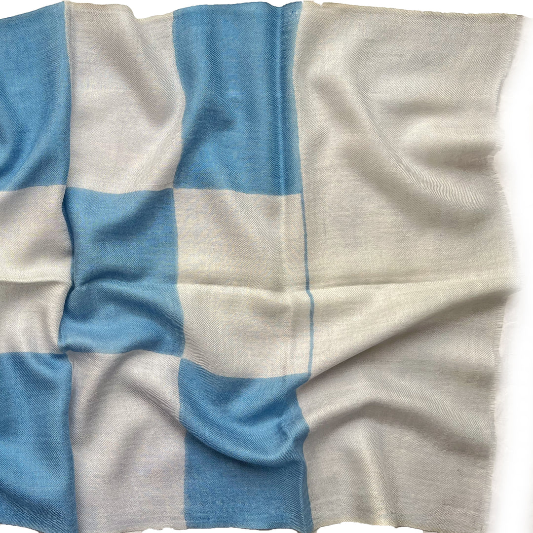 Sky Check Scarf