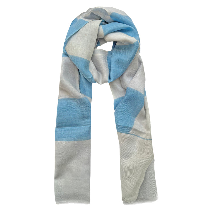 Sky Check Scarf