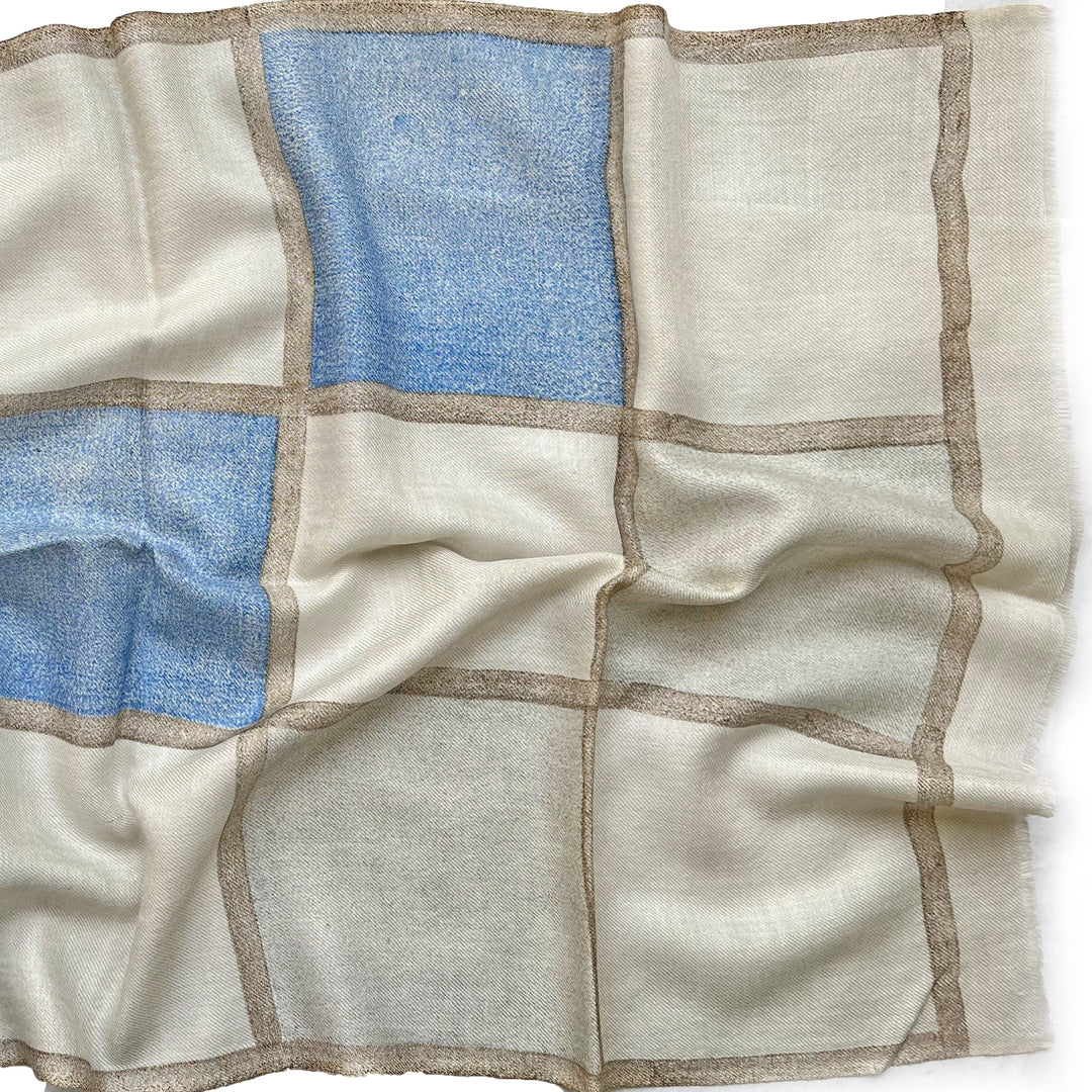 Stone Check Scarf