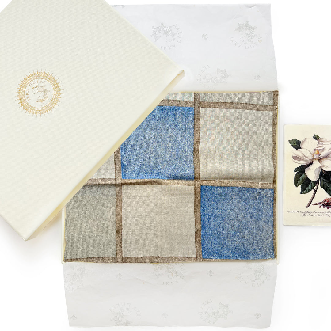Stone Check Scarf