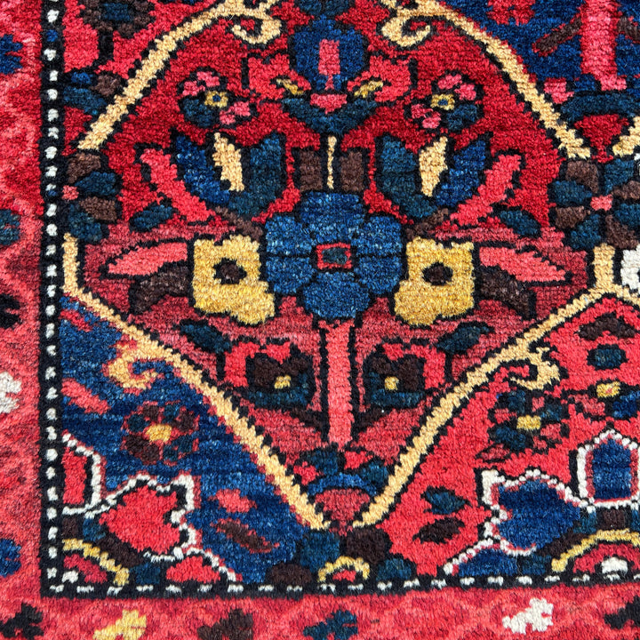 Red Bakhtiari One-OF-A-Kind-Afghan Rug