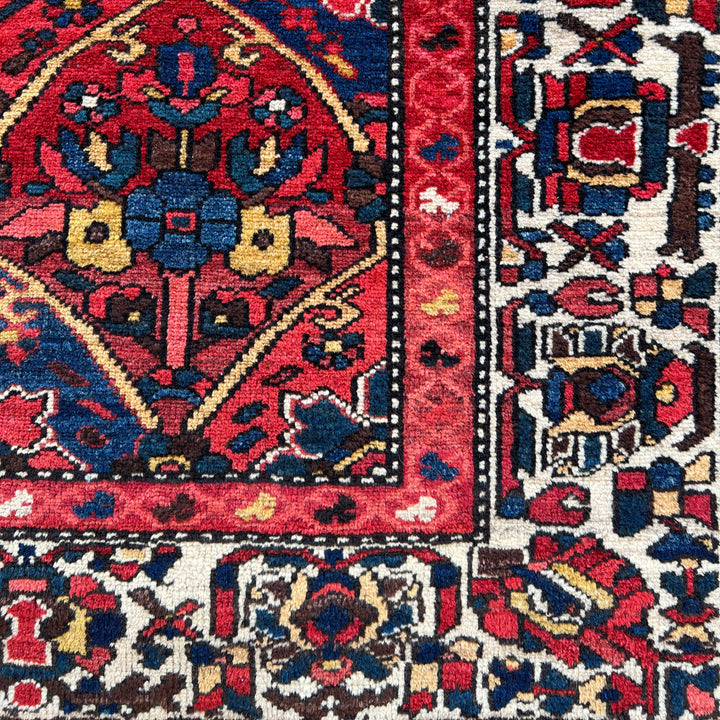 Red Bakhtiari One-OF-A-Kind-Afghan Rug