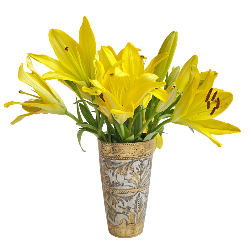 Vintage Brass Vase