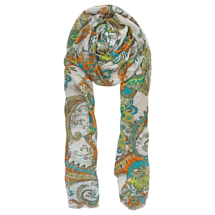 Blue Marine Cotton Scarf