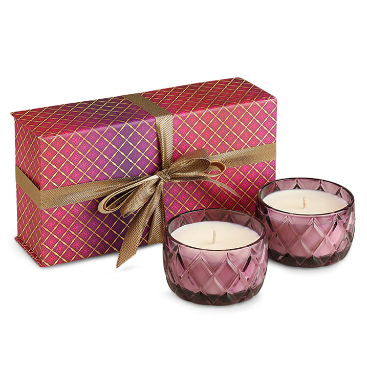 Amethyst Glow Candles