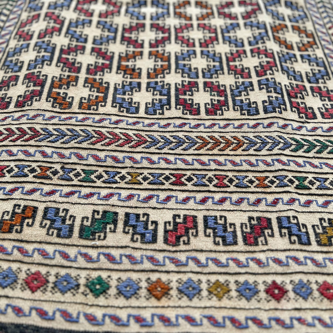 Ibrahim Sozani One-OF-A-Kind-Afghan Rug