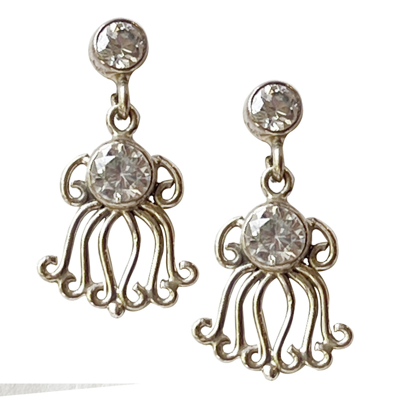 Jaya, Crystal Quartz Earrings