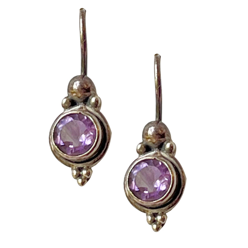 Taahira, Amethyst Earrings