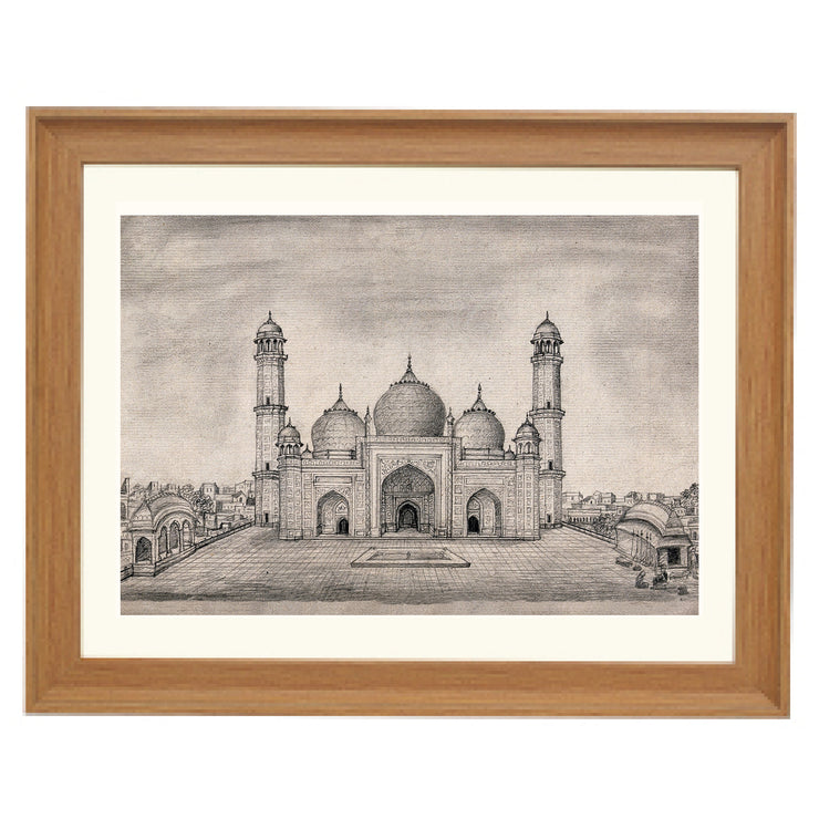 Mathura's Enameled Mosque Art Print