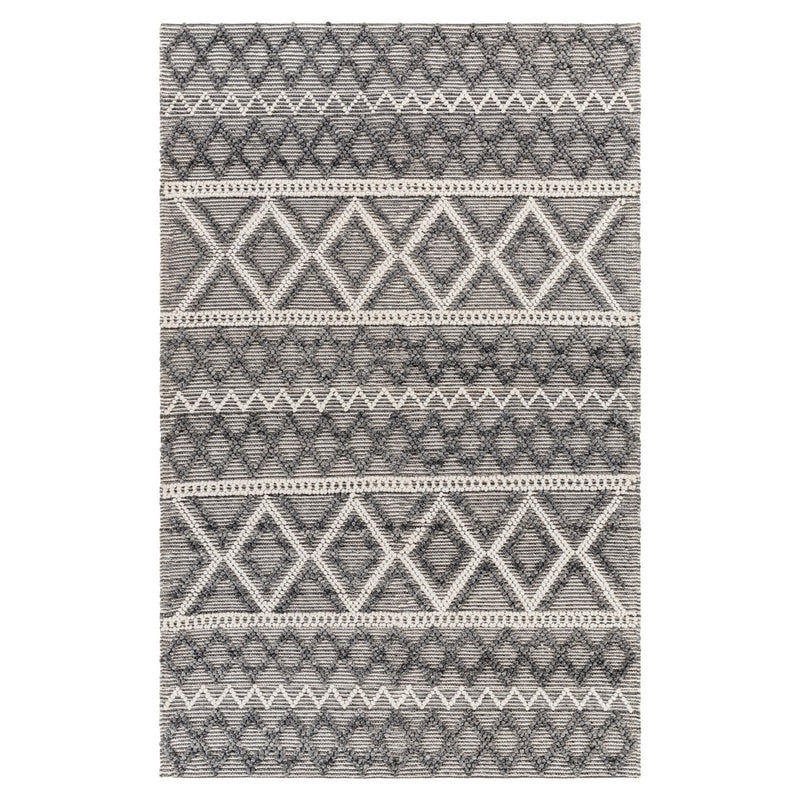 IVORY AND GREY KILIM DHURRIE CUSTOM MADE
