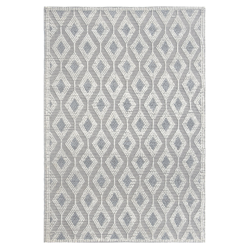 IVORY AND GREY KILIM DHURRIE CUSTOM MADE