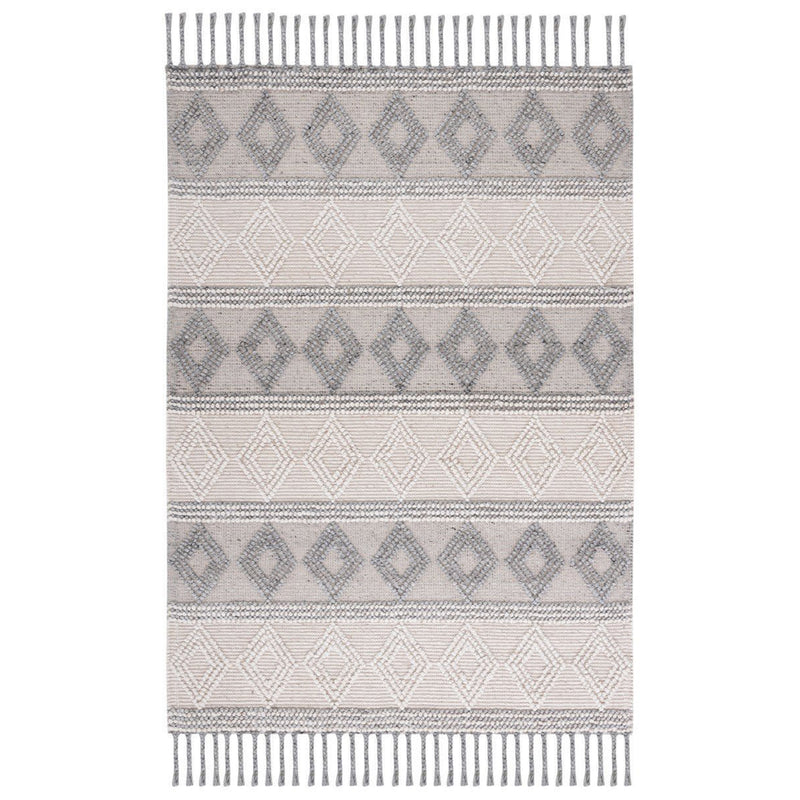 IVORY & GREY KILIM DHURRIE CUSTOM MADE