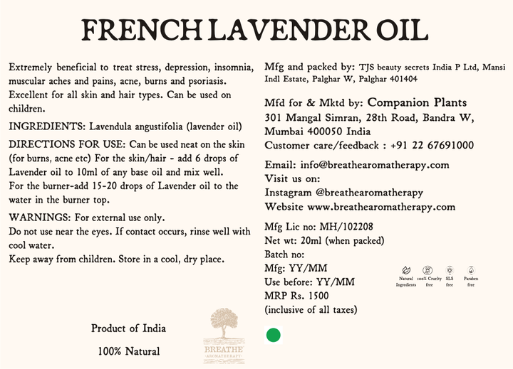 French Lavender Oil