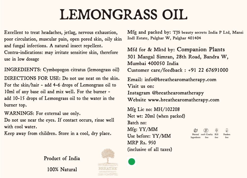 Lemongrass Oil