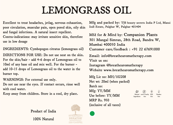 Lemongrass Oil