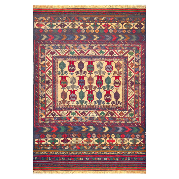 Alara Maliky One-OF-A-Kind-Afghan Rug