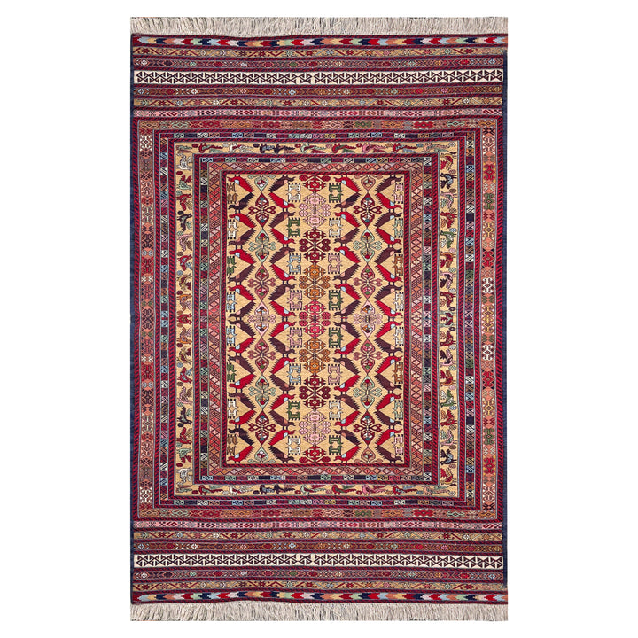 Akay Maliky One-OF-A-Kind-Afghan Rug