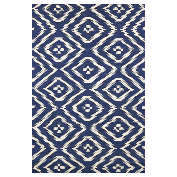 BLUE VINTAGE KILIM DHURRIE